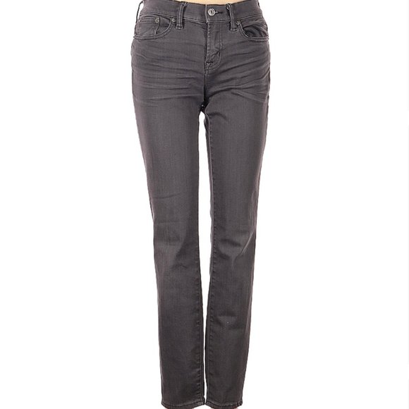 J crew toothpick skinny jeans size 26 gray denim - Picture 3 of 3